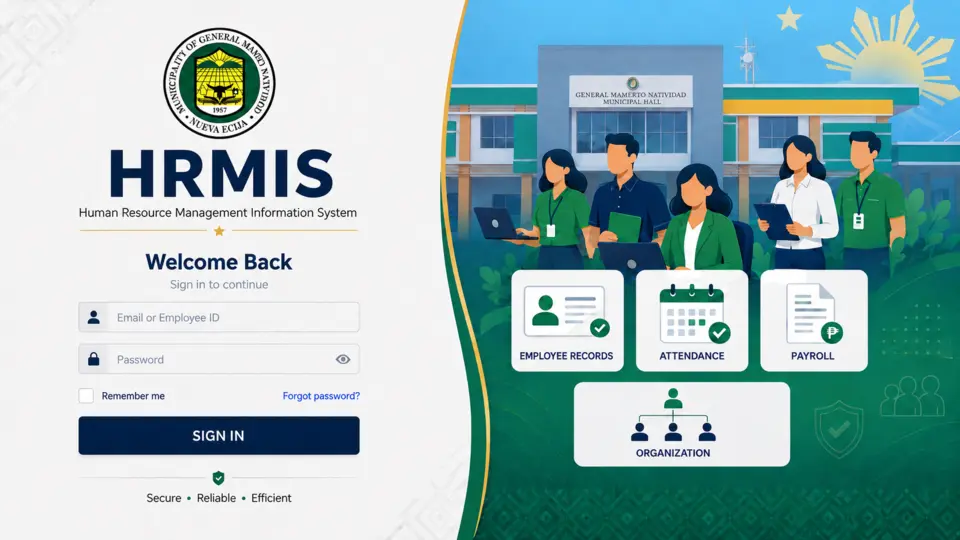 Human Resource Management interface preview